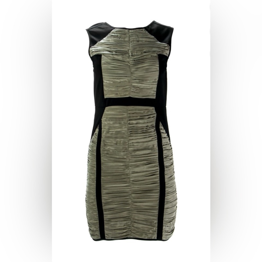 Rebecca Minkoff 100% Silk Madison Dress Army Green Size 2 NWT